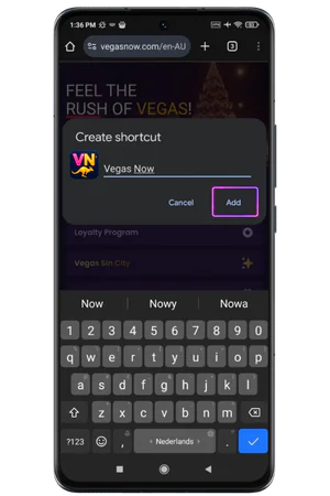 VegasNow Installation